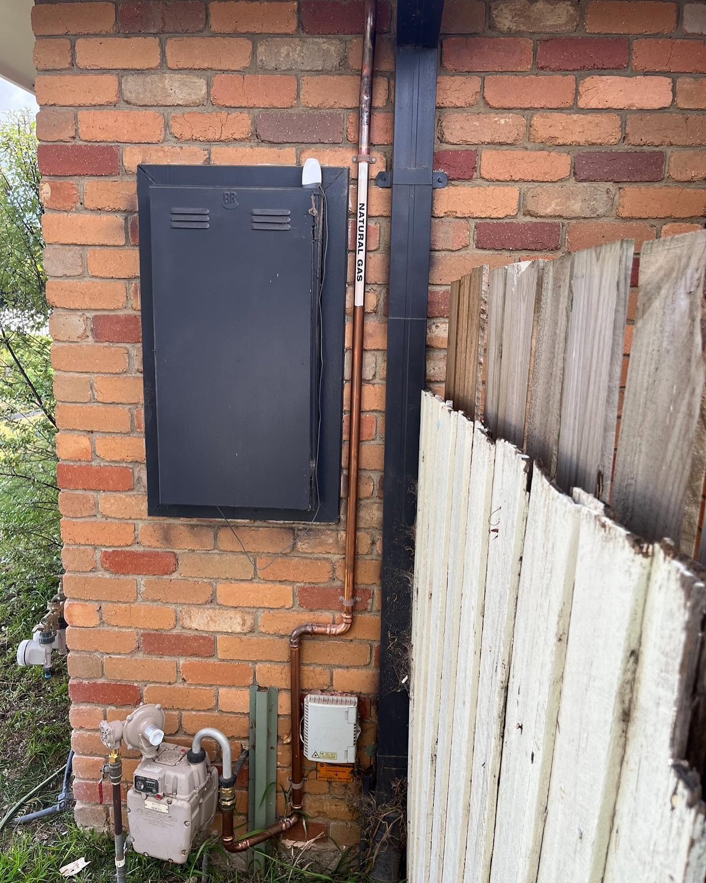 Plumbing work before